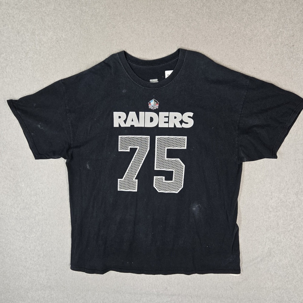 Las Vegas Raiders Men Jersey 2XL Black Howie Long 75 Graphic Raiders READ